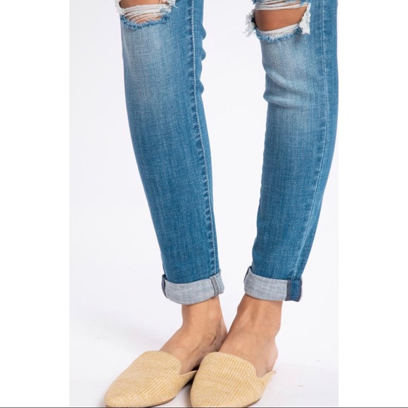 🚨1 LEFT 🚨KanCan Ripped Skinny Ankle Jeans - Picture 8 of 10